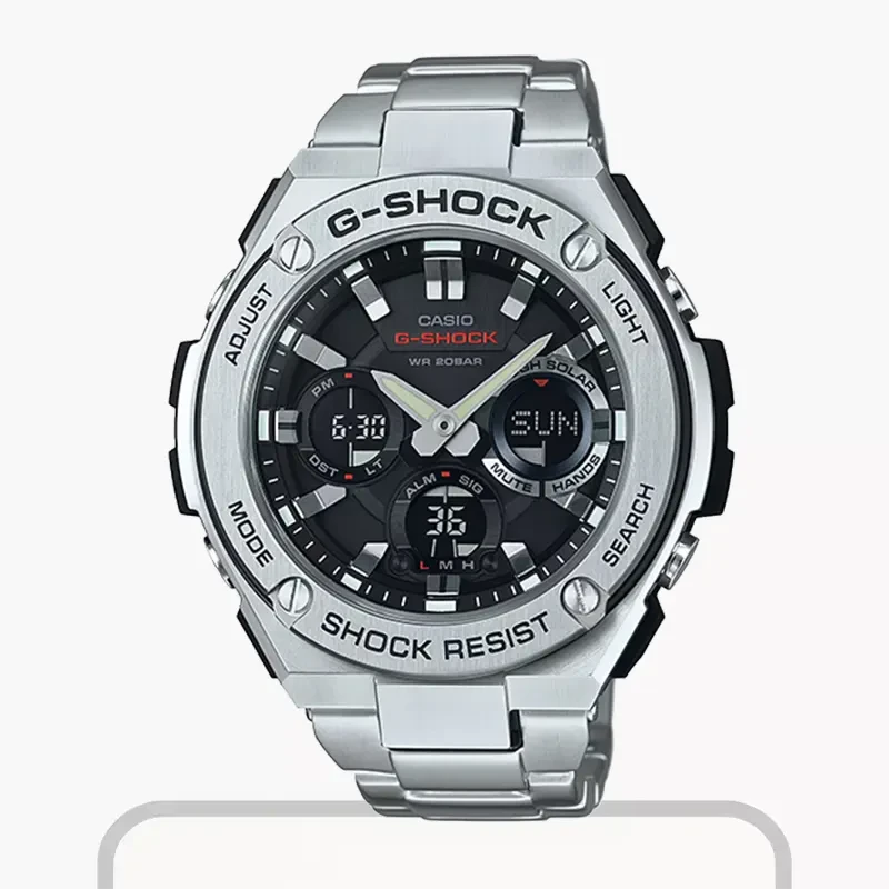 Casio G-shock G-STEEL Digital-Analog Dial Watch For Men's- GST-S110D-1A